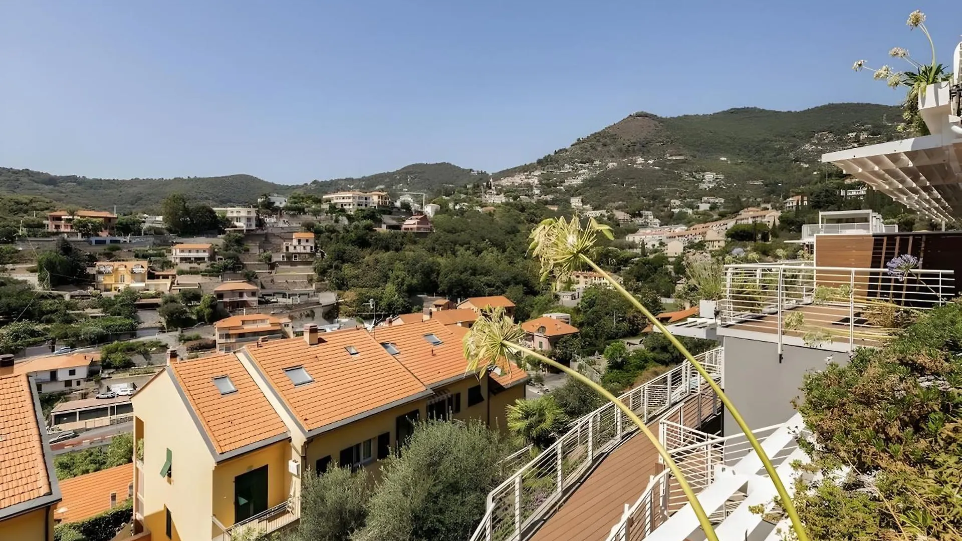 Panoramic View Apartment Alassio Italy